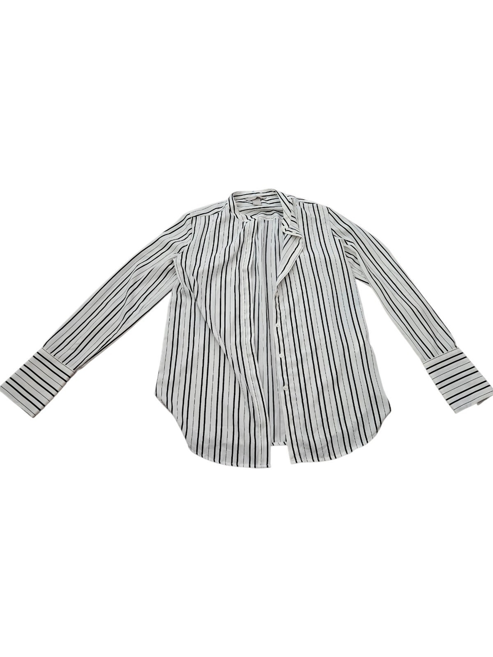 H&M striped button-up shirt